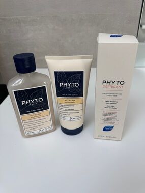 Phyto Nutrition Nourishing Shampoo & Conditioner, anti frizz balm